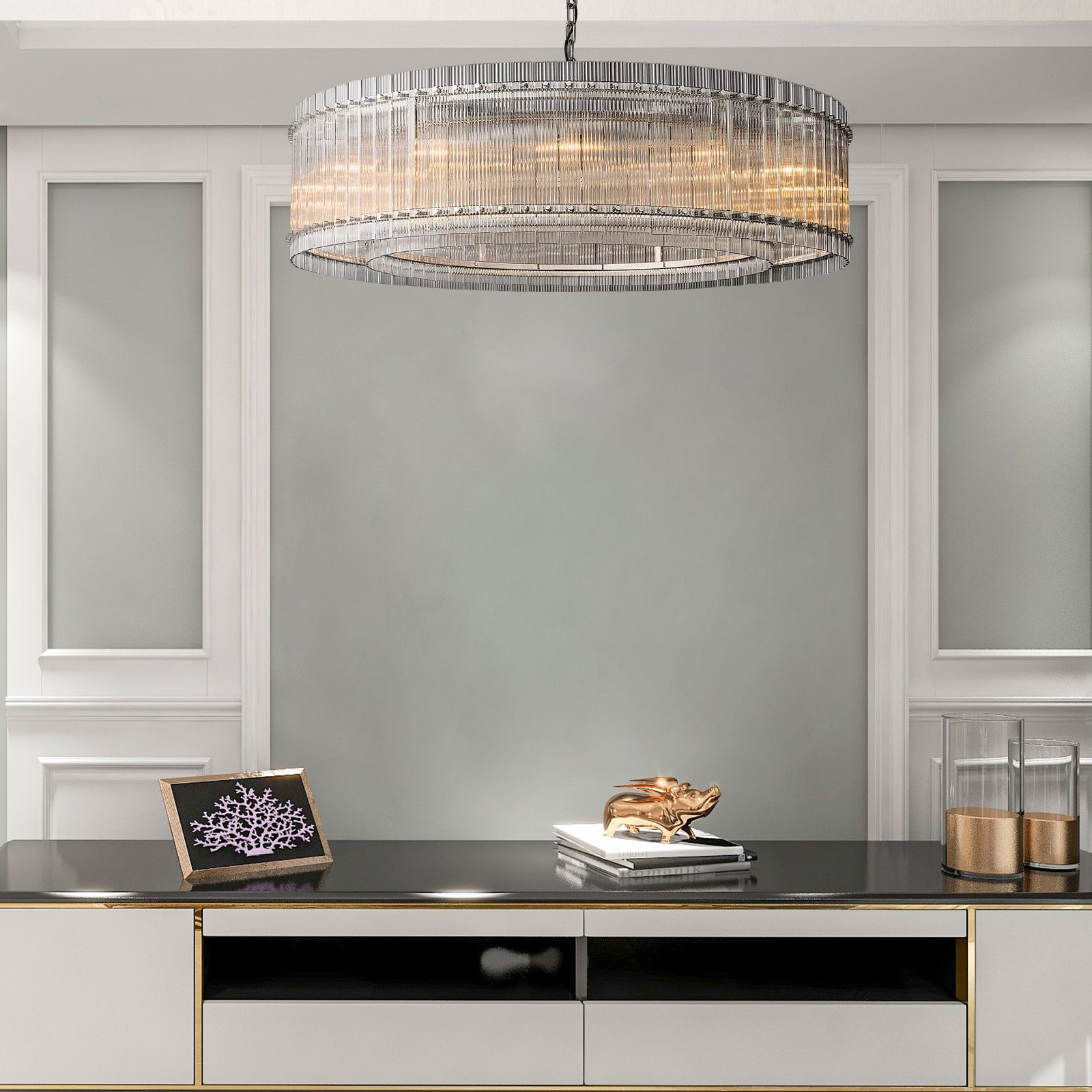 Modern San Marcol Cake Round Luxury Chandelier 60"-konalight