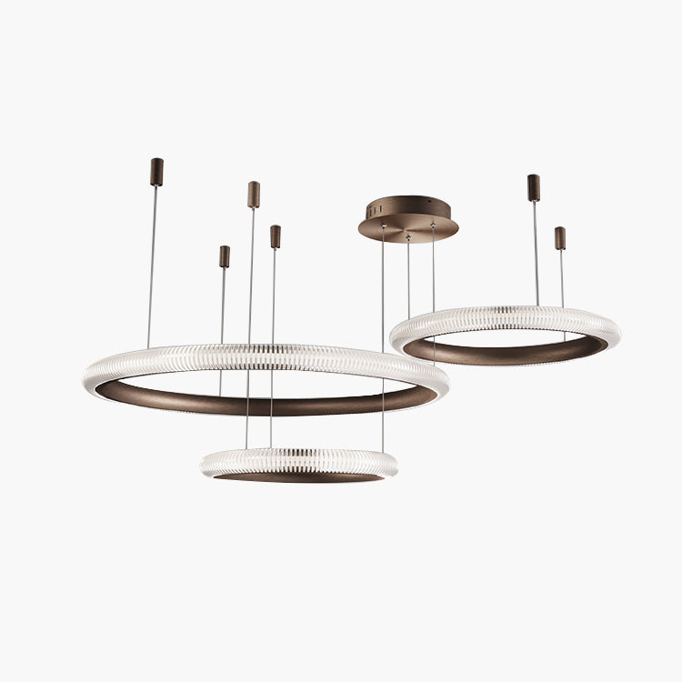 Eloer Nordic Circular Chandelier for Living Room
