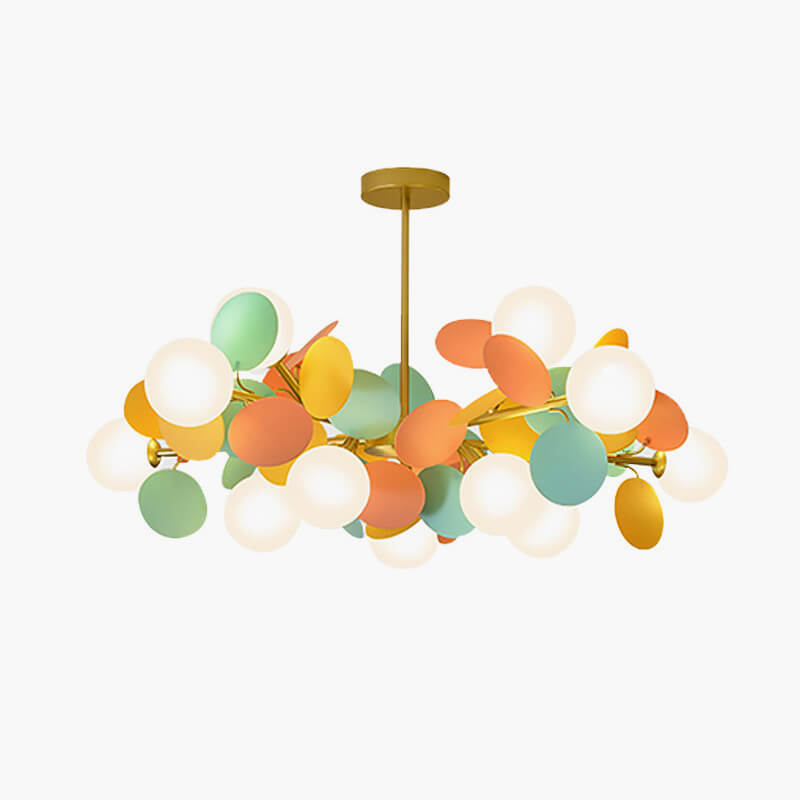 Eloer Colorful Flash Modern Chandelier for Bedroom