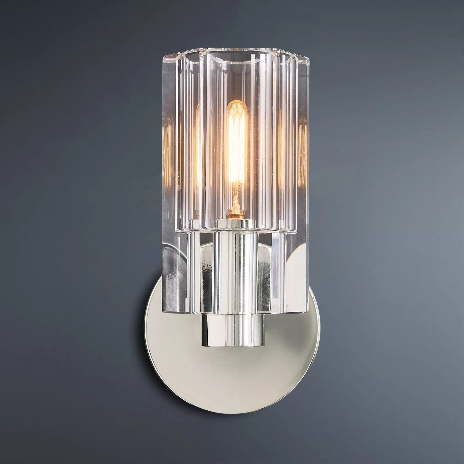 Arcachon Brass Wall Sconce-konalight