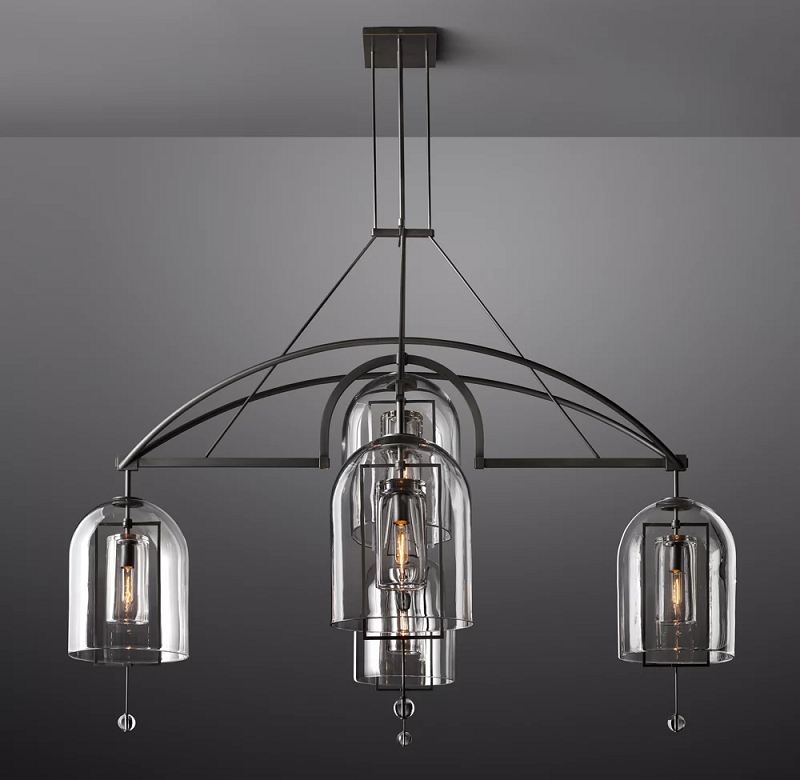 Fulcrum Round Chandelier 73" For Living Room-konalight