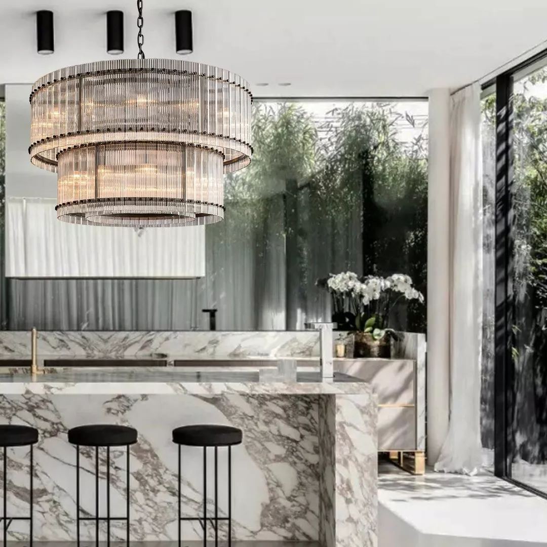 Modern San Marcol Cake Round Luxury Chandelier 48"-konalight