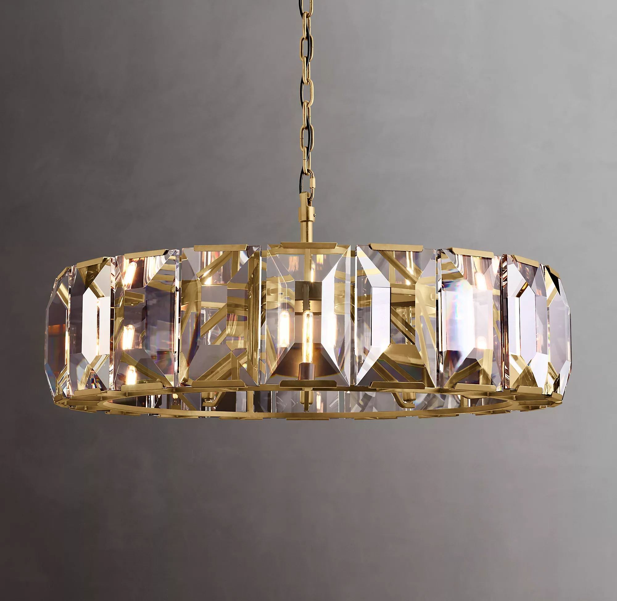 Harlow Crystal Round Chandelier 19"/31"/43"-konalight