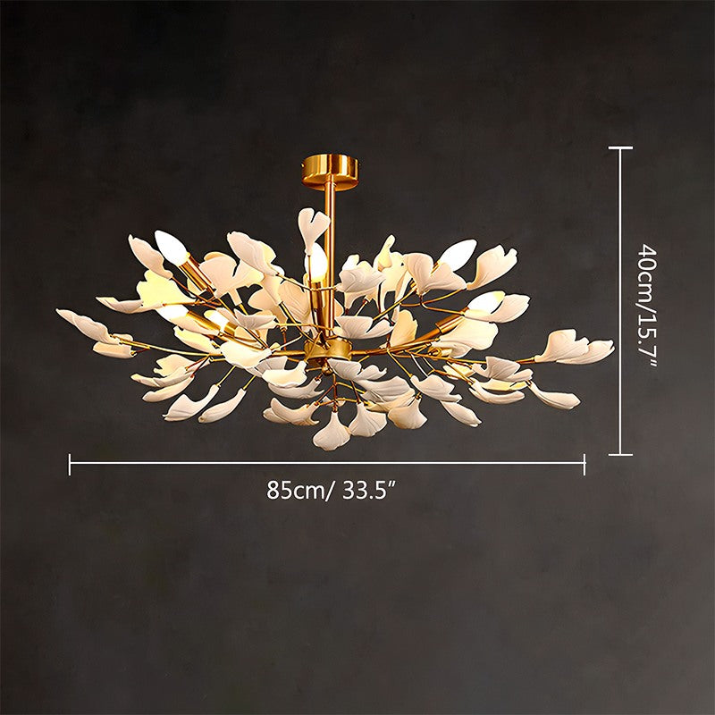 Eloer Gingko Chandelier-A for Bedroom Living Room