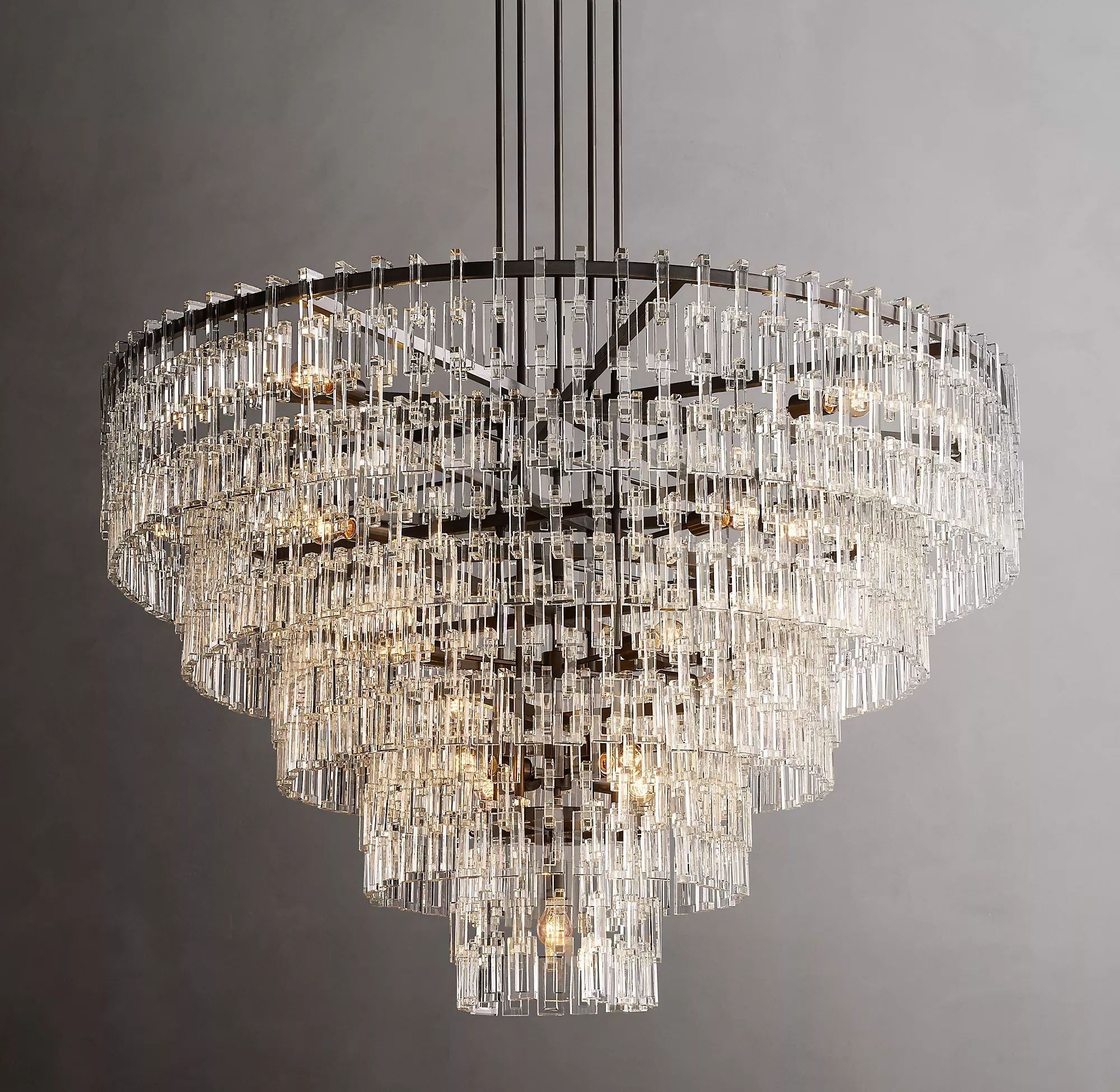 Marignan Tiered Round Chandelier 60"