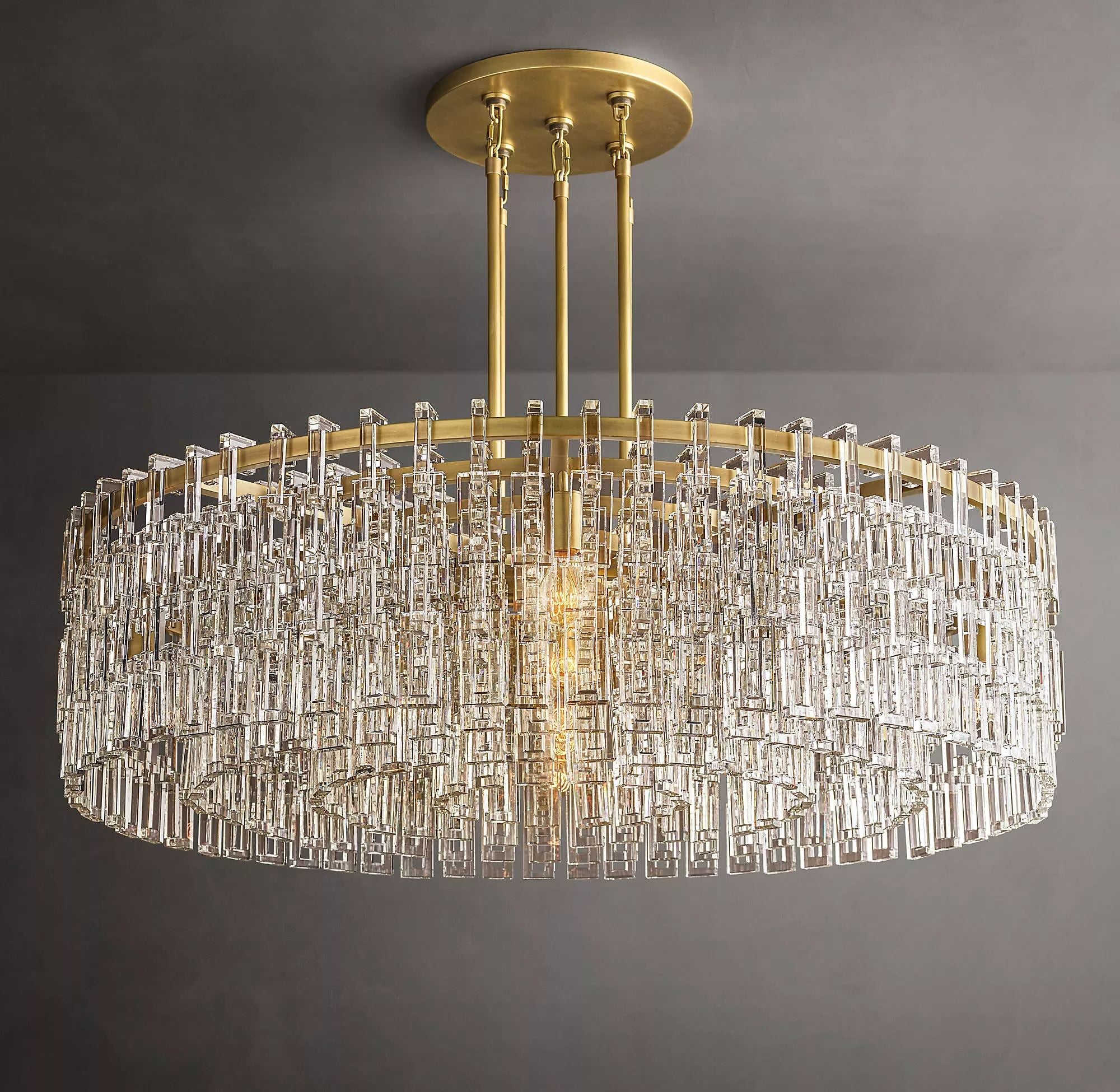 Marignan Round Chandelier 48"-konalight