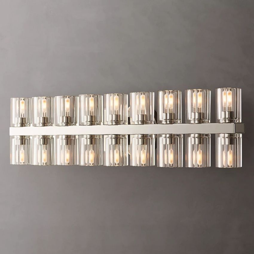 Arcachon 18-Light K9 Crystal Glass Modern Wall Lamp-konalight