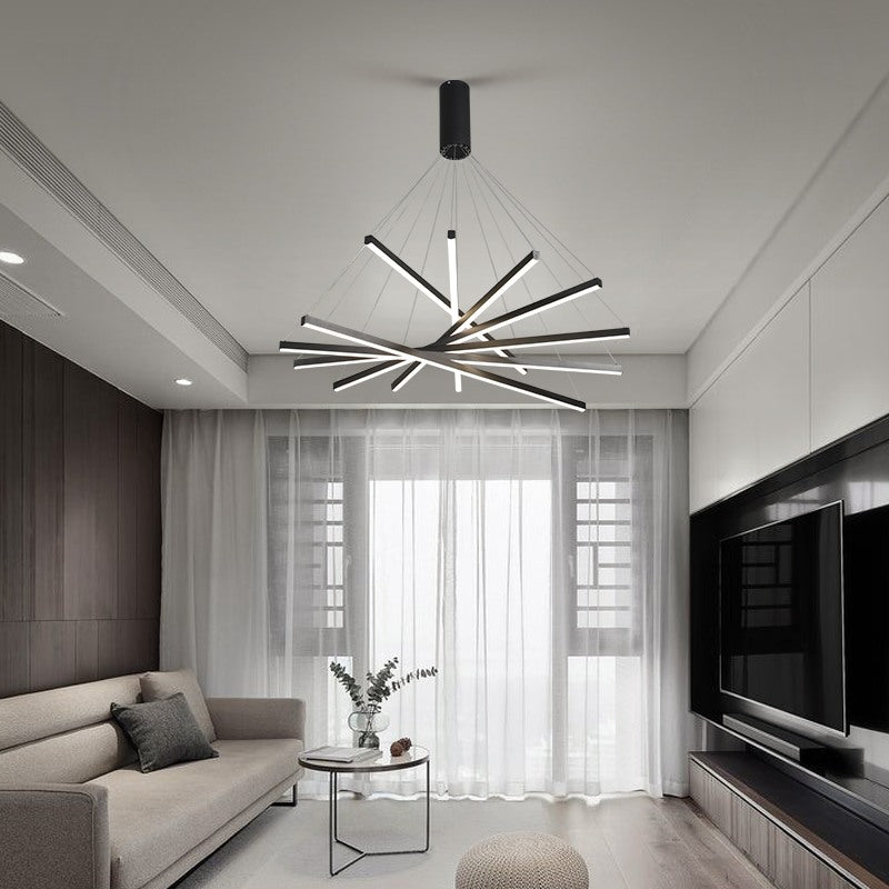 Eloer Custom Multi Light Sticks LED Chandelier