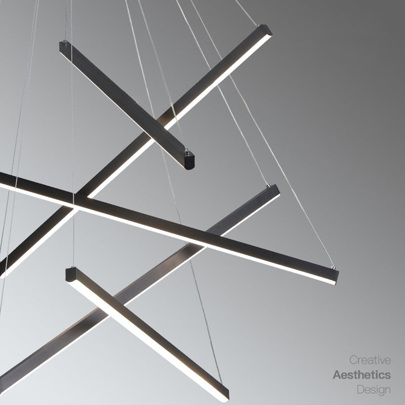 Eloer Custom Multi Light Sticks LED Chandelier