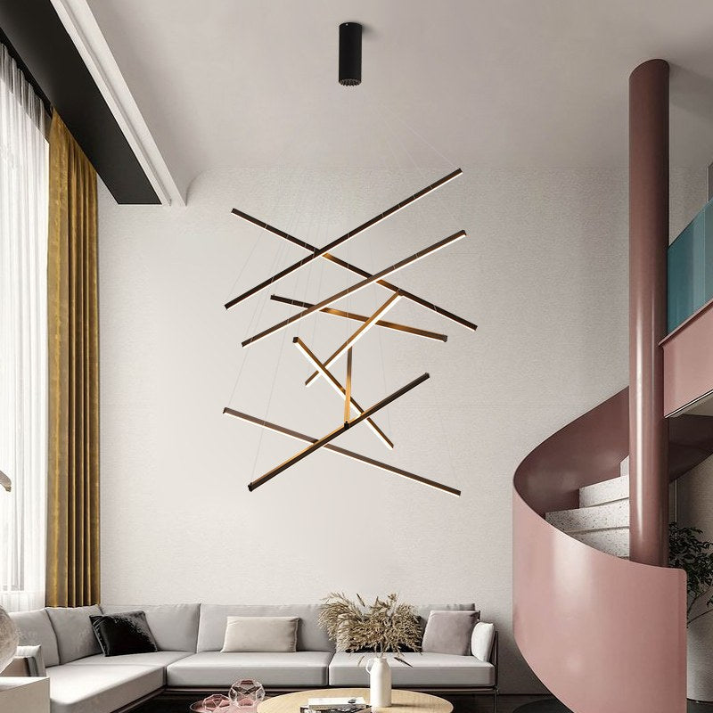 Eloer Custom Multi Light Sticks LED Chandelier