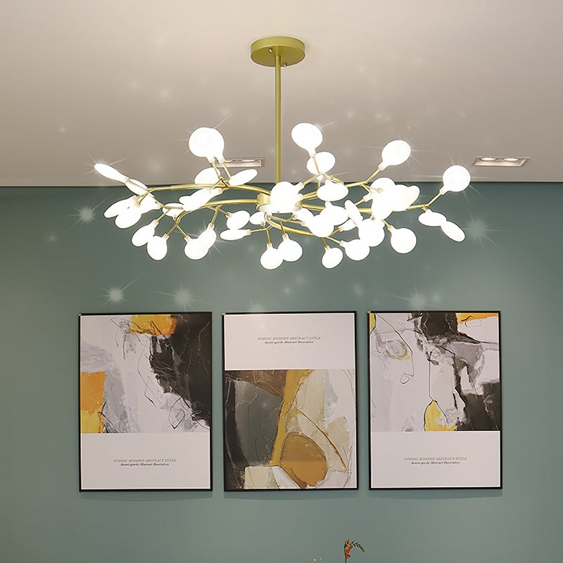 Eloer Firefly Sputnik LED Chandelier for Bedroom