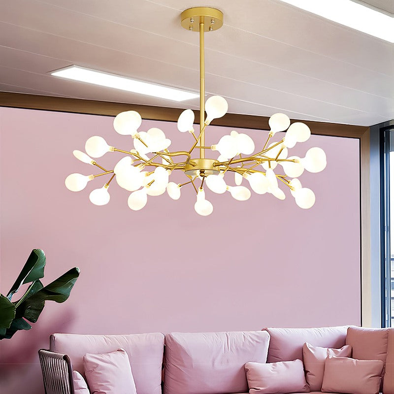 Eloer Firefly Sputnik LED Chandelier for Bedroom