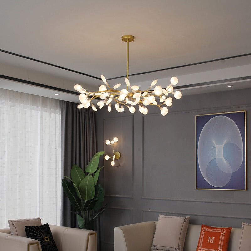 Eloer Firefly Sputnik LED Chandelier for Bedroom