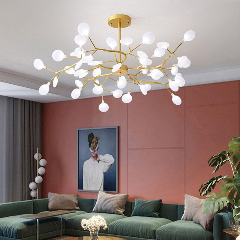 Eloer Firefly Sputnik LED Chandelier for Bedroom