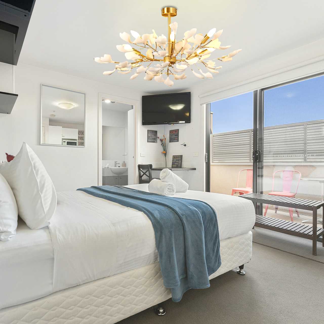 Eloer Gingko Chandelier-A for Bedroom Living Room