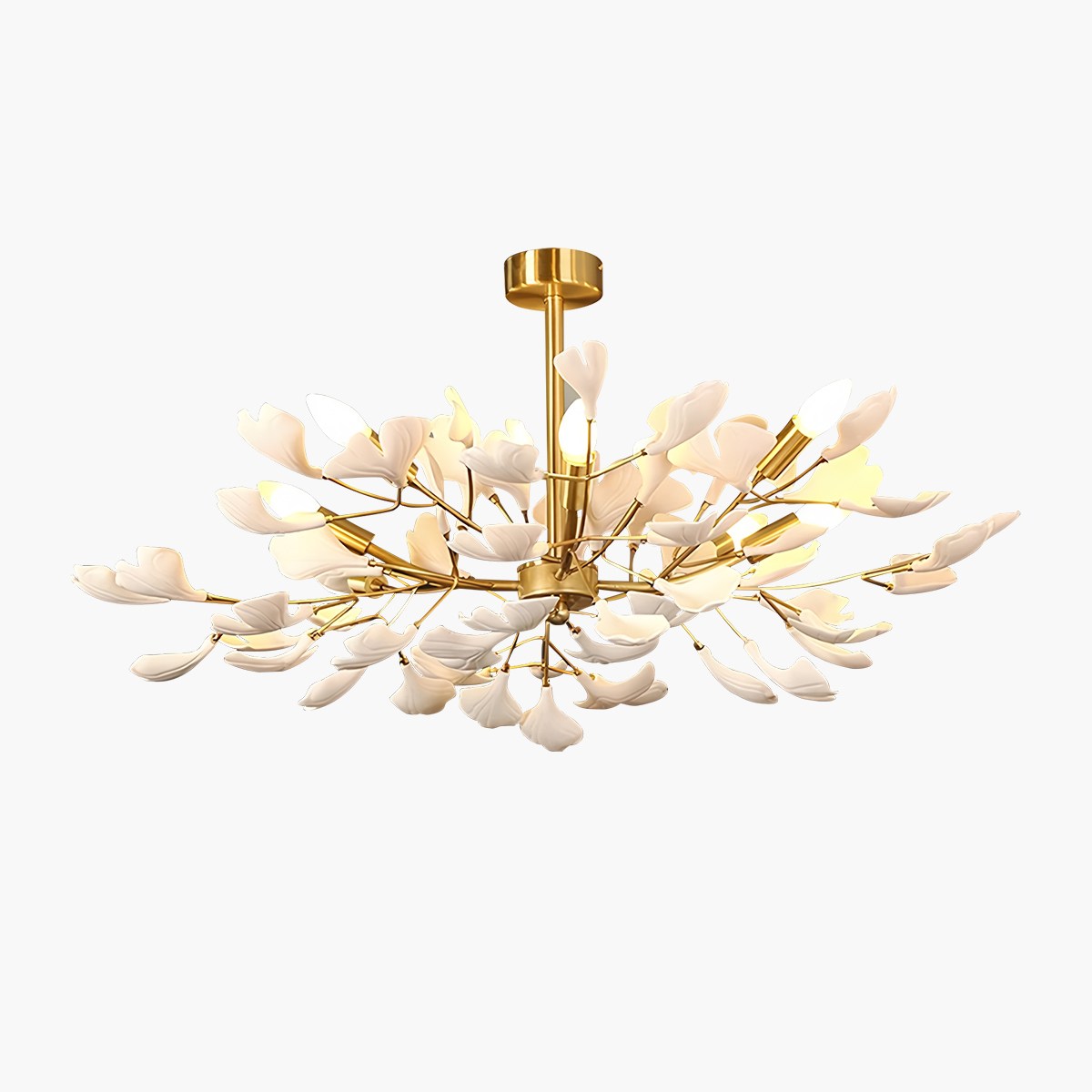 Eloer Gingko Chandelier-A for Bedroom Living Room