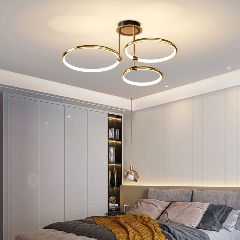 Eloer Metal Circular Chandelier Ceiling Lamp