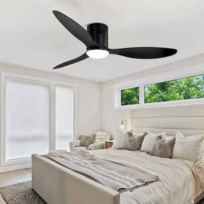Eloer 3 Blade Modern Ceiling Fan with Light