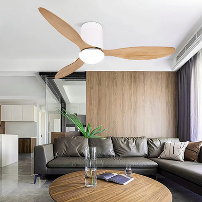 Eloer 3 Blade Modern Ceiling Fan with Light