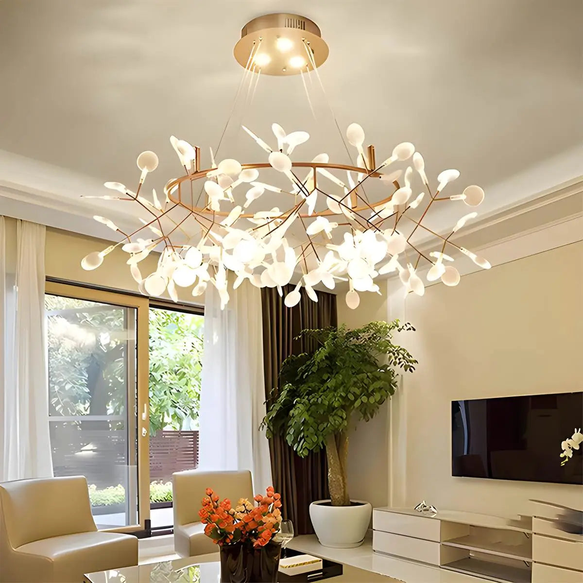 Eloer Branch Firefly Chandelier for Living Room