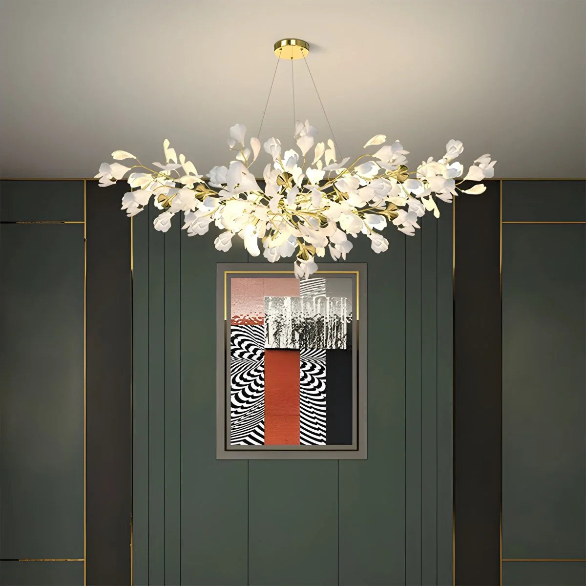 Eloer Gingko Chandeliers-B for Living Room