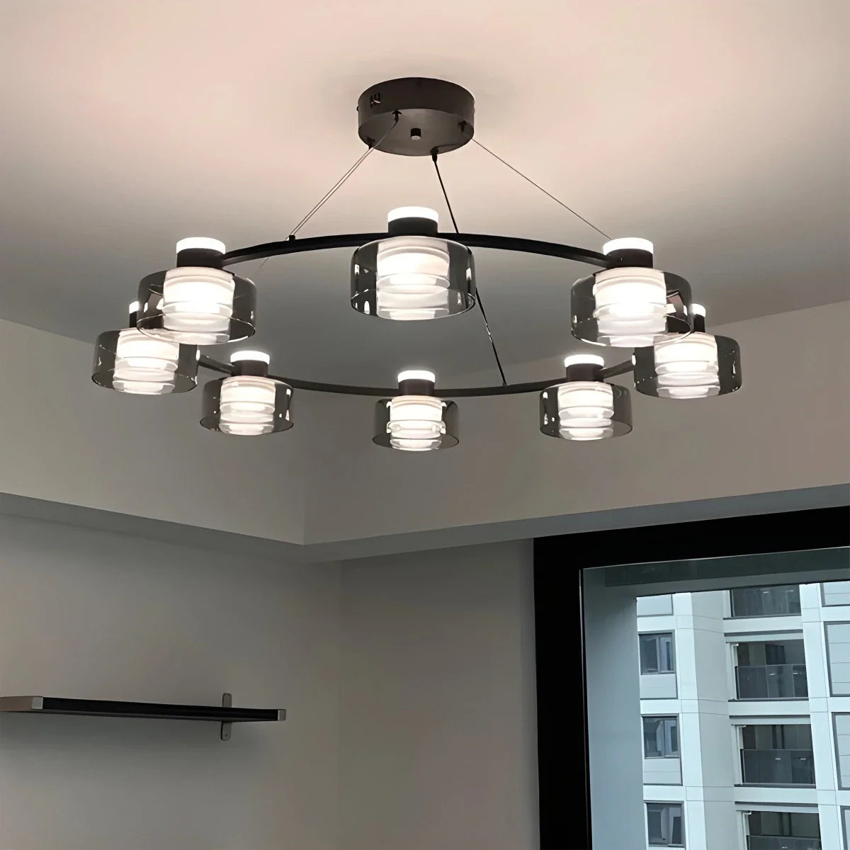 Eloer Light Luxury Creative Glass Chandelier