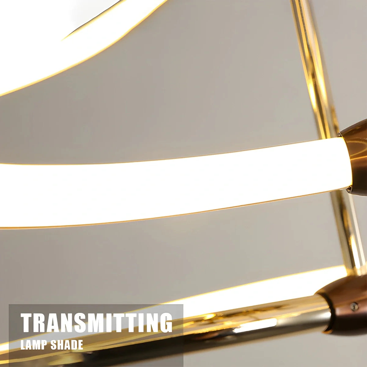 Eloer Metal Circular Chandelier Ceiling Lamp