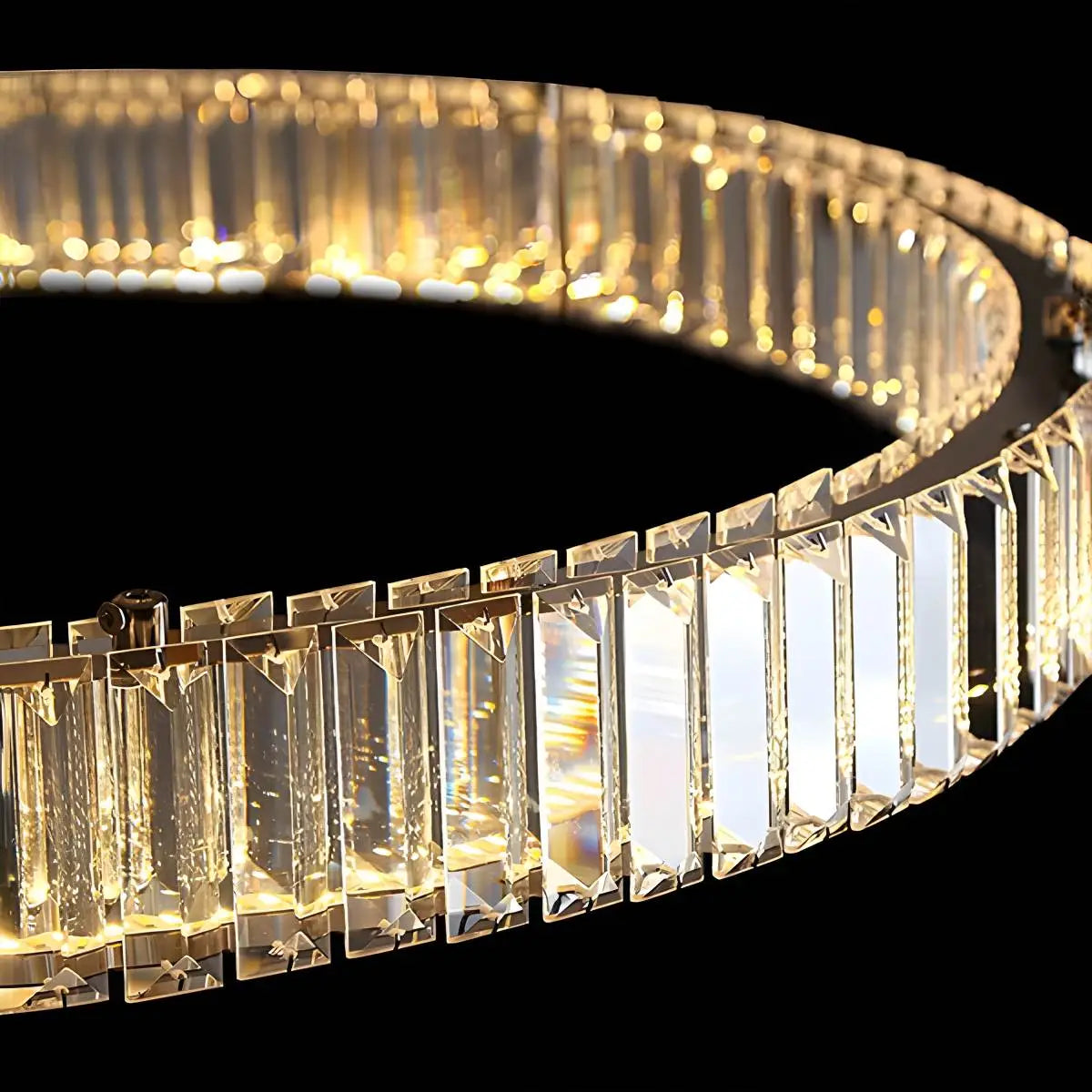 Eloer Nordic Circular Villa Crystal Chandelier