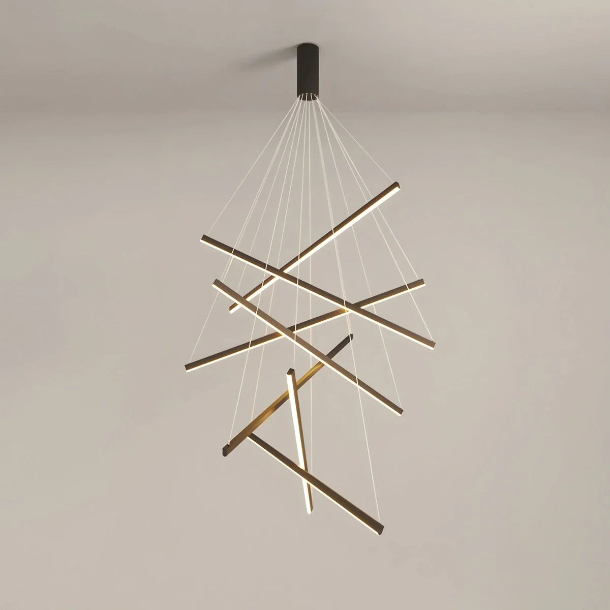 Eloer Custom Multi Light Sticks LED Chandelier