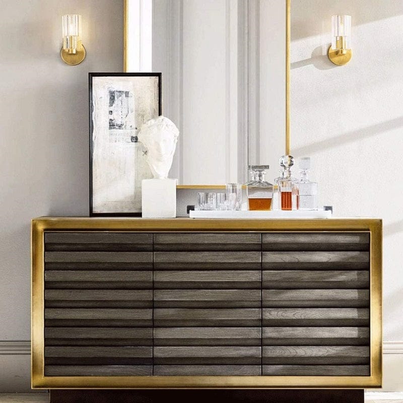 Arcachon Brass Wall Sconce-konalight