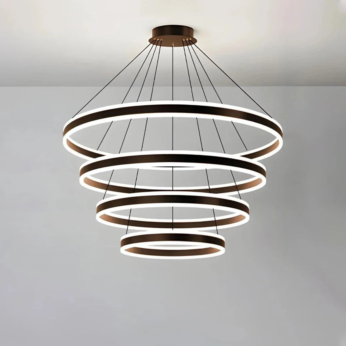 Eloer Circle Layered Living Room Chandelier