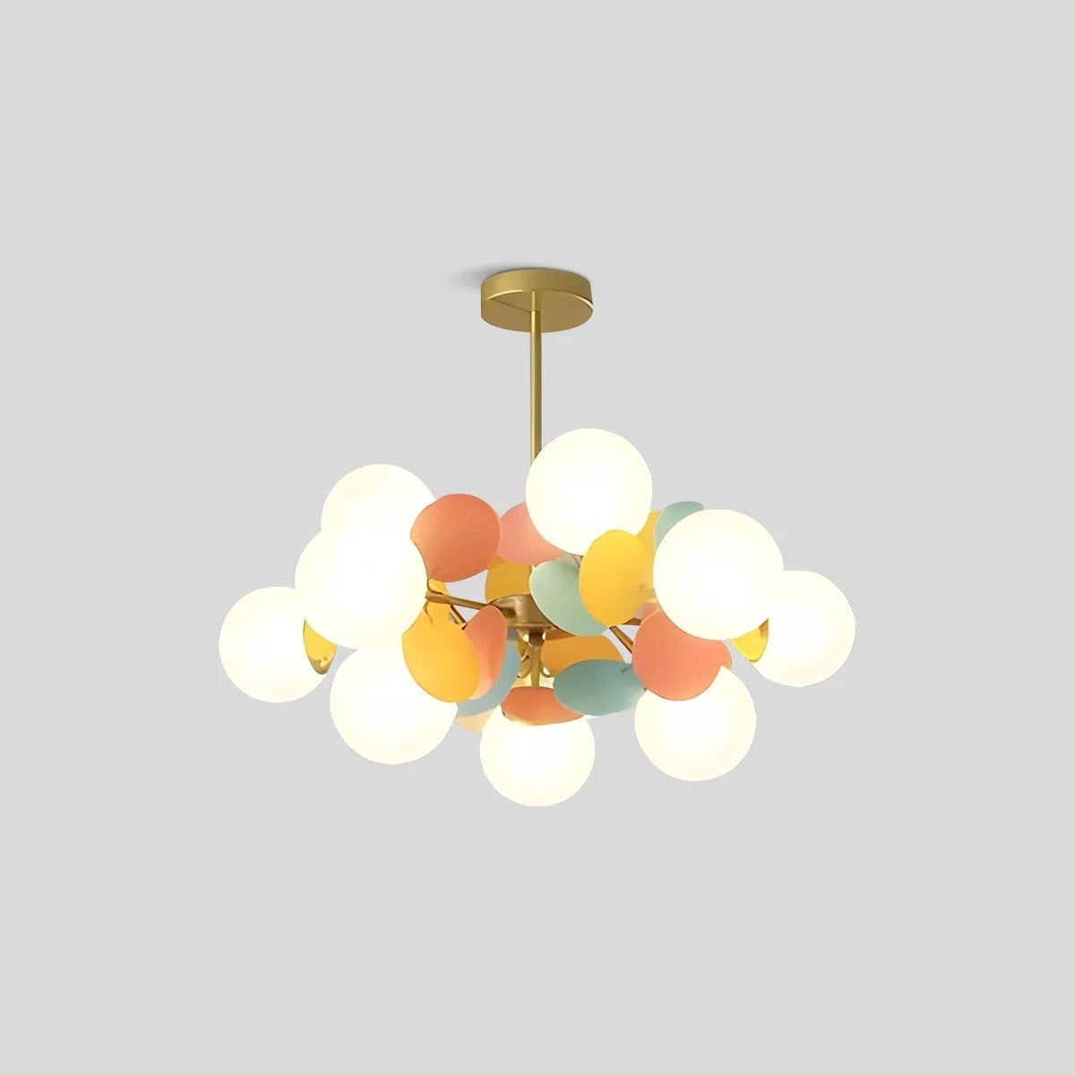 Eloer Colorful Flash Modern Chandelier for Bedroom