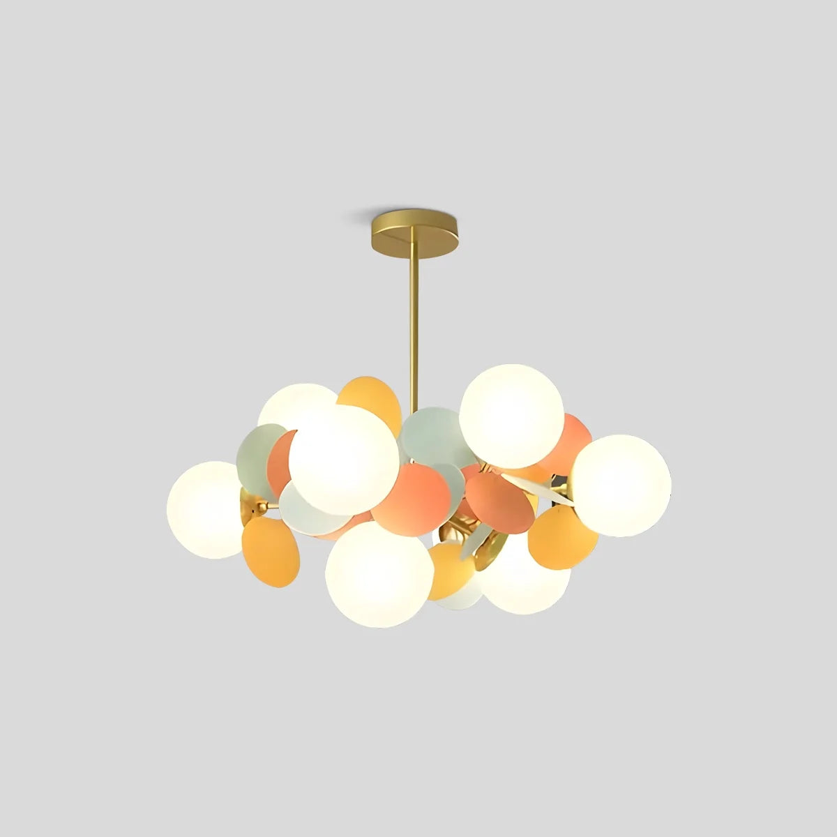 Eloer Colorful Flash Modern Chandelier for Bedroom
