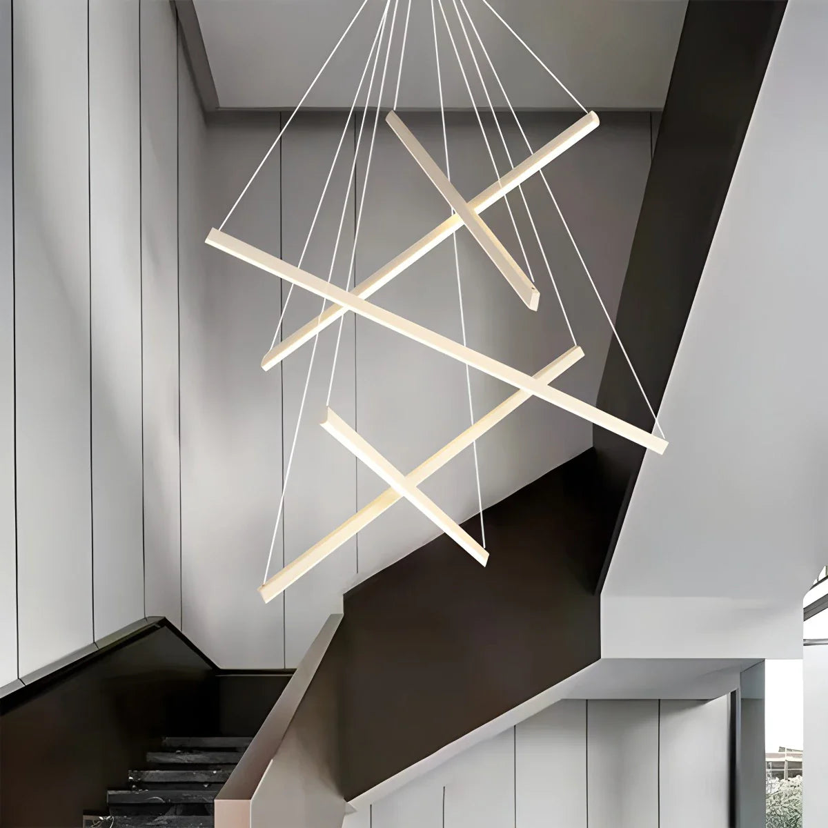 Eloer Custom Multi Light Sticks LED Chandelier