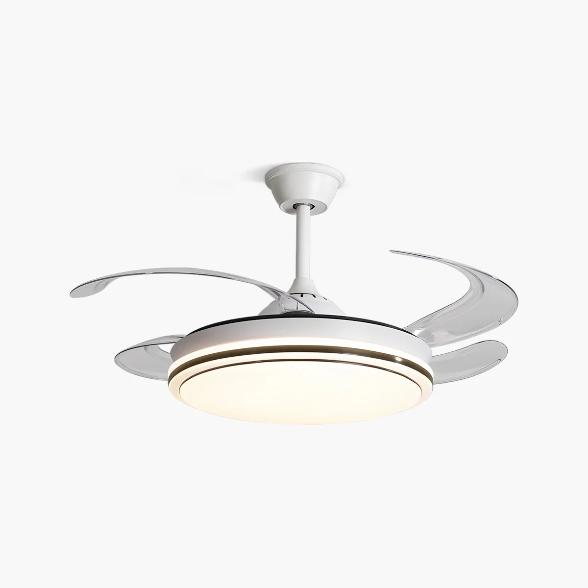 Eloer Modern Remote Control Ceiling Fan with LED Light