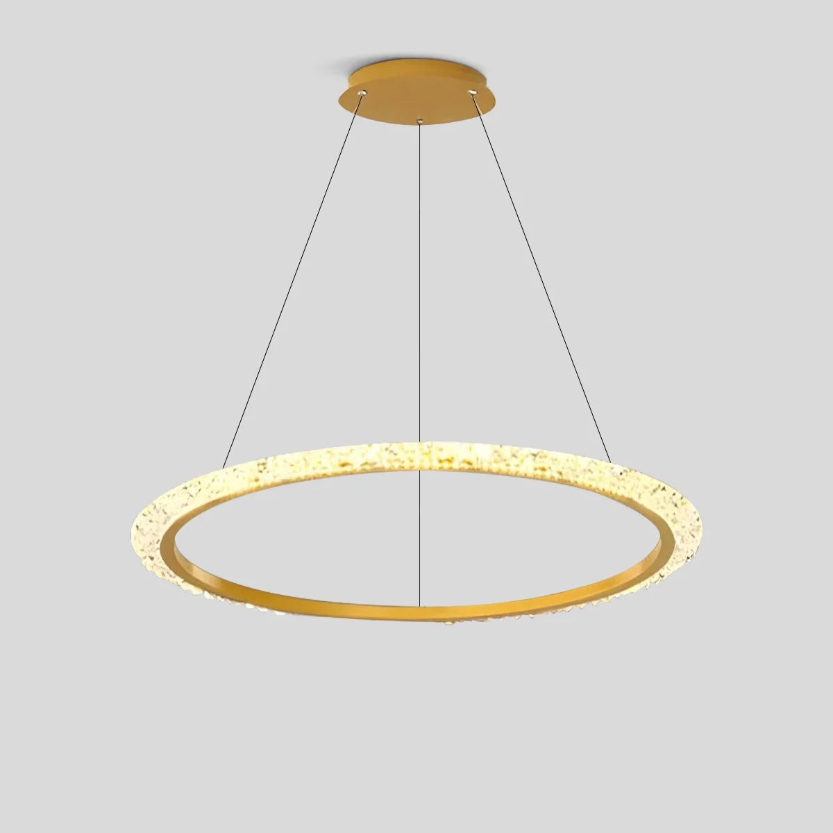 Eloer Light Luxury Ring Chandelier for Living Room