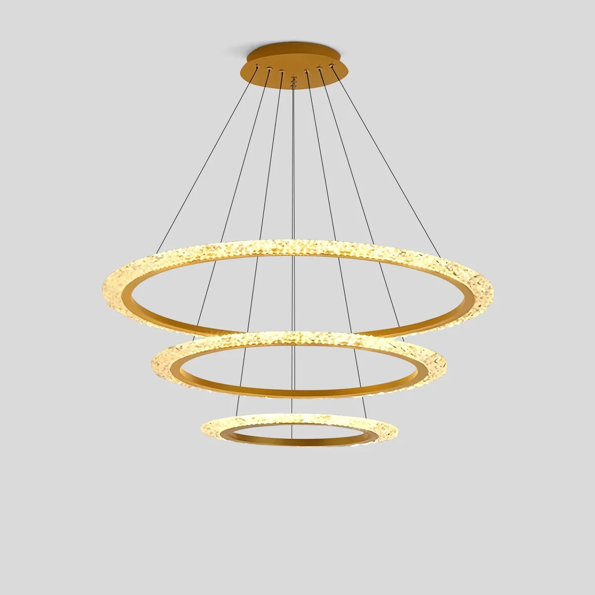 Eloer Light Luxury Ring Chandelier for Living Room