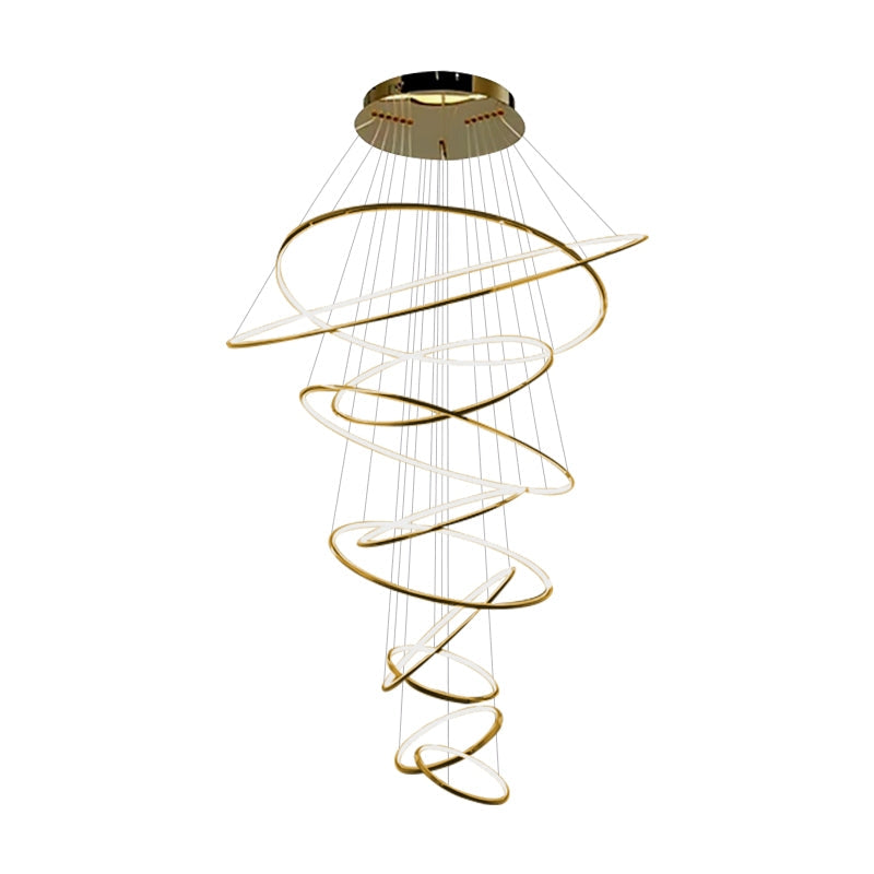 Eloer Large Tiered Ring Foyer Chandelier