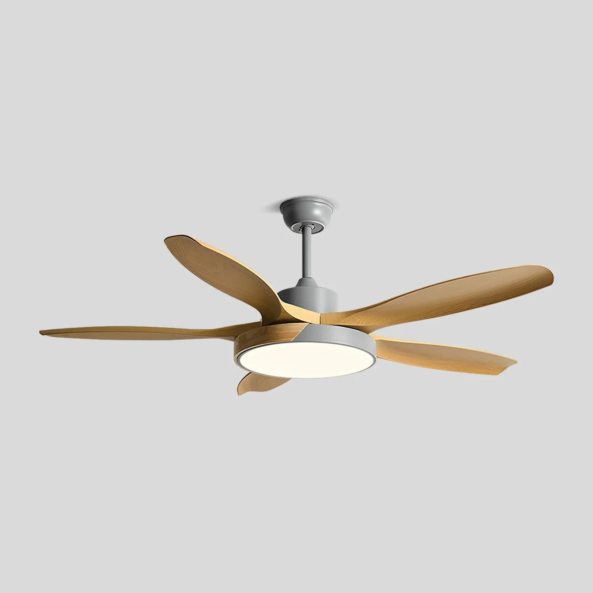 Eloer Nordic Living Room Ceiling Fan with Light