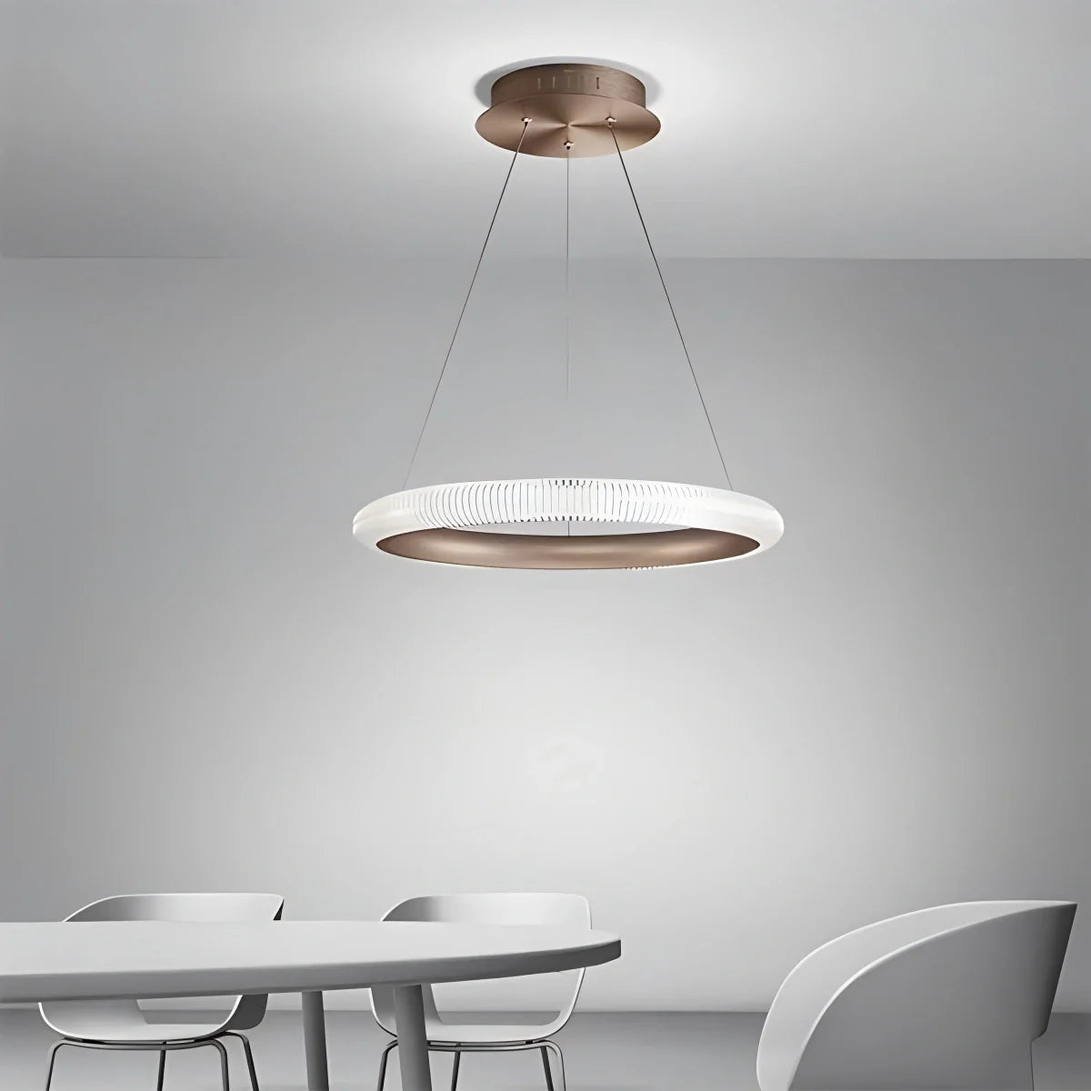Eloer Nordic Circular Chandelier for Living Room