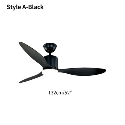 Eloer 3 Blade Modern Ceiling Fan with Light