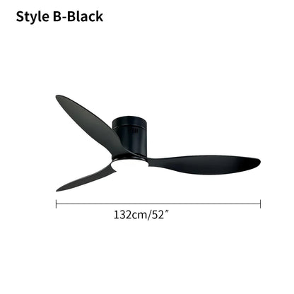 Eloer 3 Blade Modern Ceiling Fan with Light