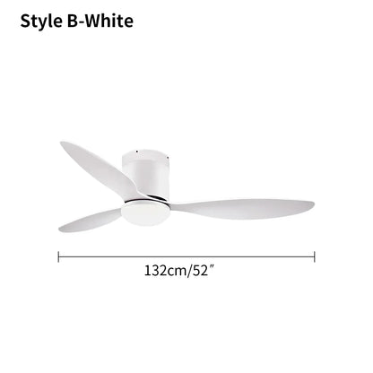 Eloer 3 Blade Modern Ceiling Fan with Light