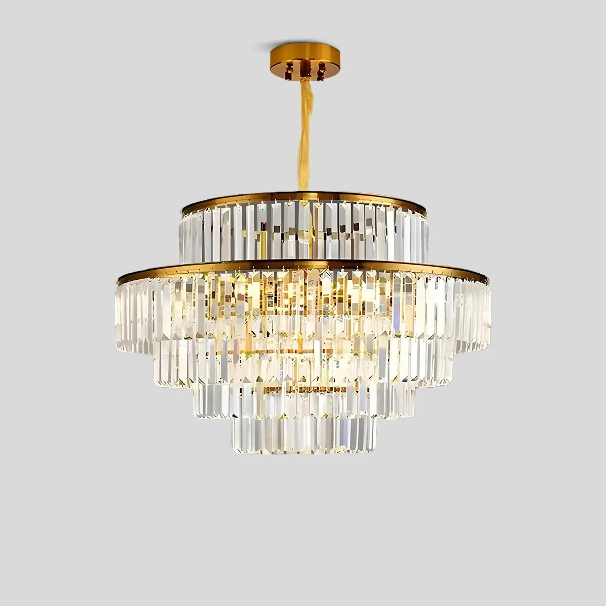 Eloer Light Luxury Crystal Chandelier for Living Room