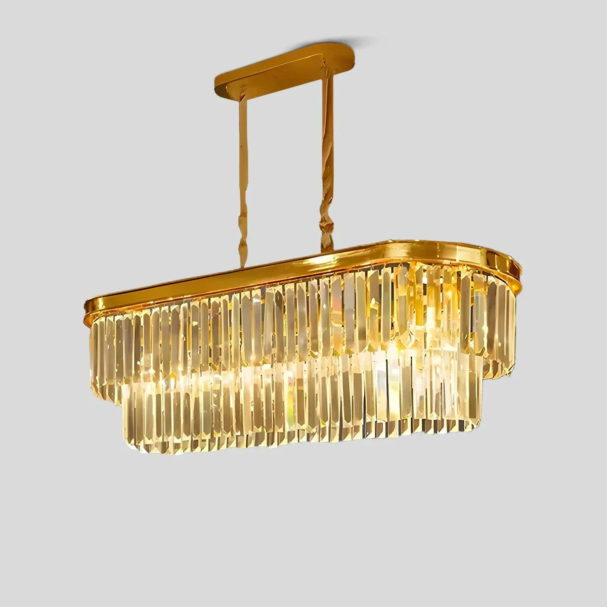 Eloer Light Luxury Crystal Chandelier for Living Room