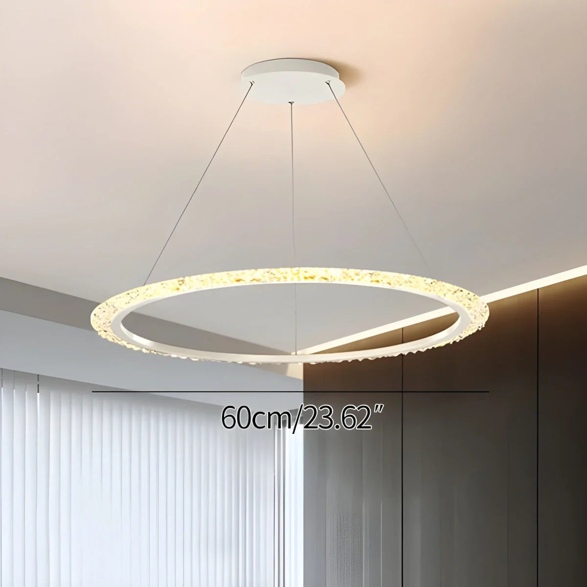 Eloer Light Luxury Ring Chandelier for Living Room