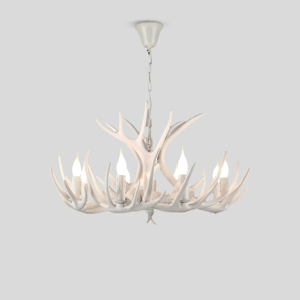 Eloer Antler Shape Resin Chandelier for Living Room