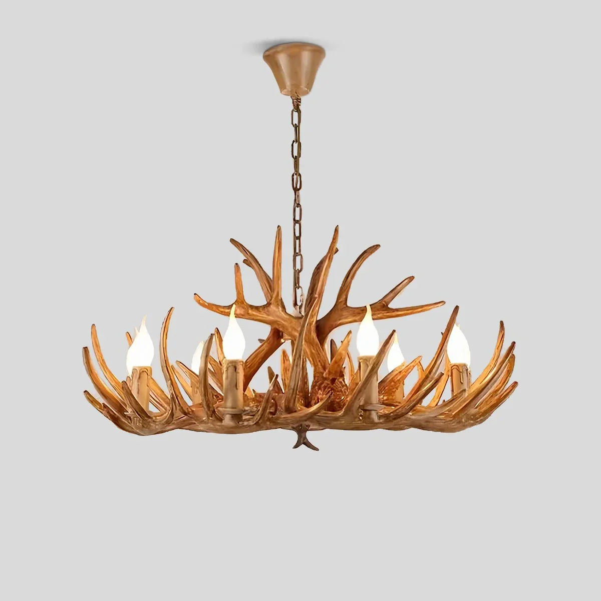 Eloer Antler Shape Resin Chandelier for Living Room