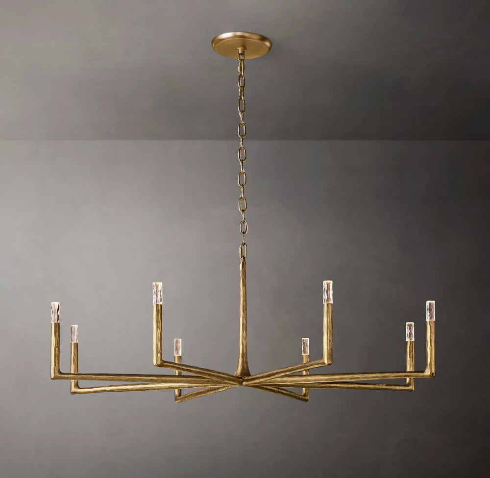 Thaddeus Round Chandelier 60" For Living Room-konalight