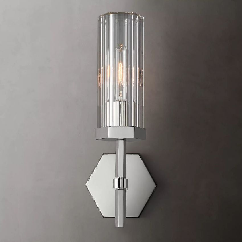 Bamcee Hexagonal Single Head Wall Sconce Modern Wall Lamp-konalight
